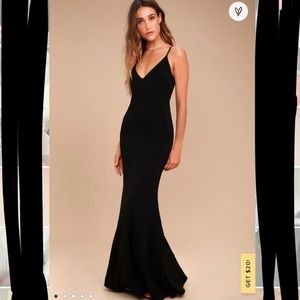 Lulus Infinite Glory Black Maxi Dress